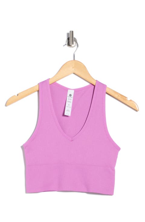Rib Seamless Highline V-Neck Tank