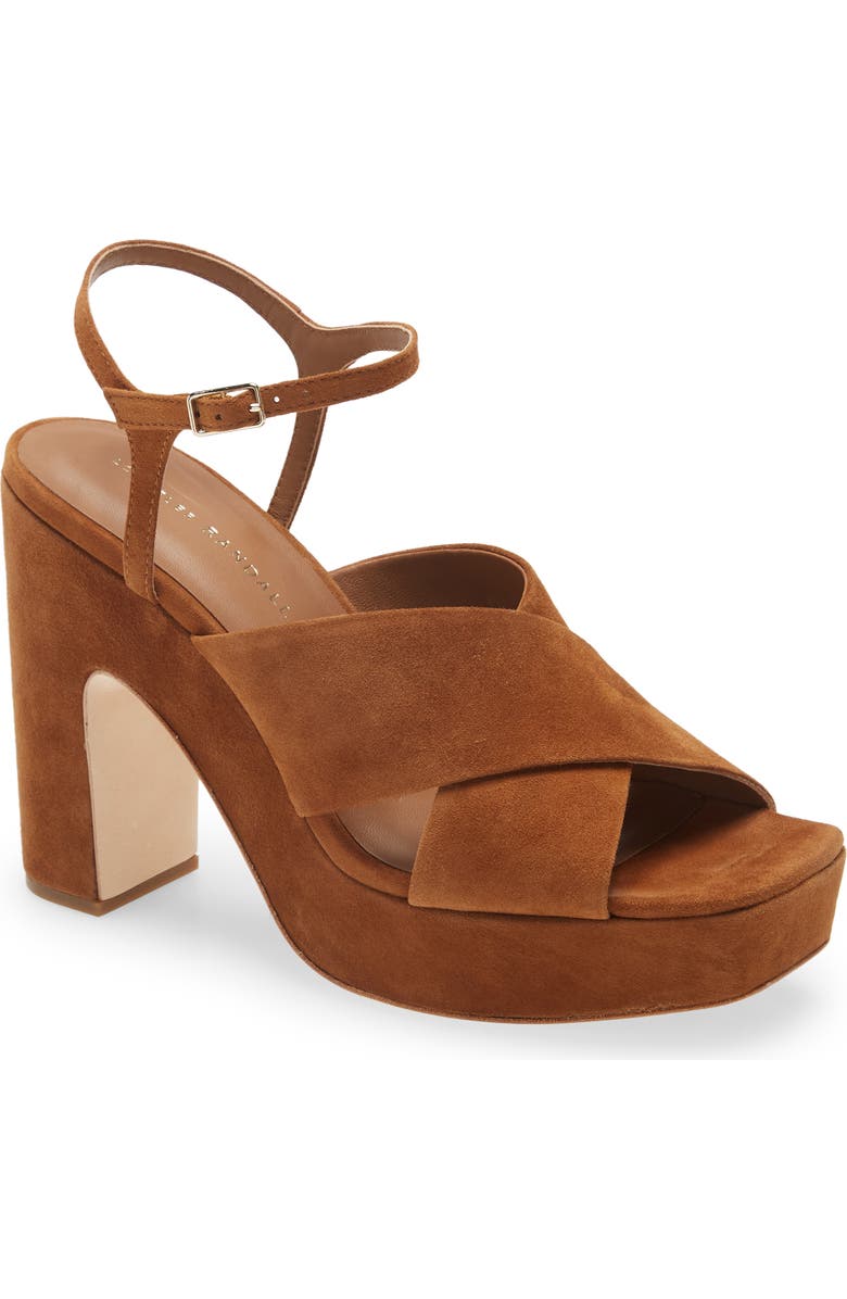 Loeffler Randall Gina Platform Sandal, Main, color, Cacao