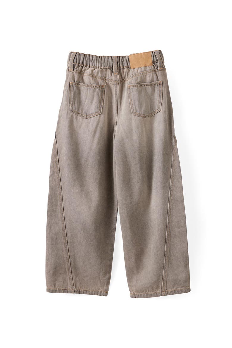 Kid's Unisex Super Barrel Leg Denim Jean, Alternate, color, Light Manly Grey