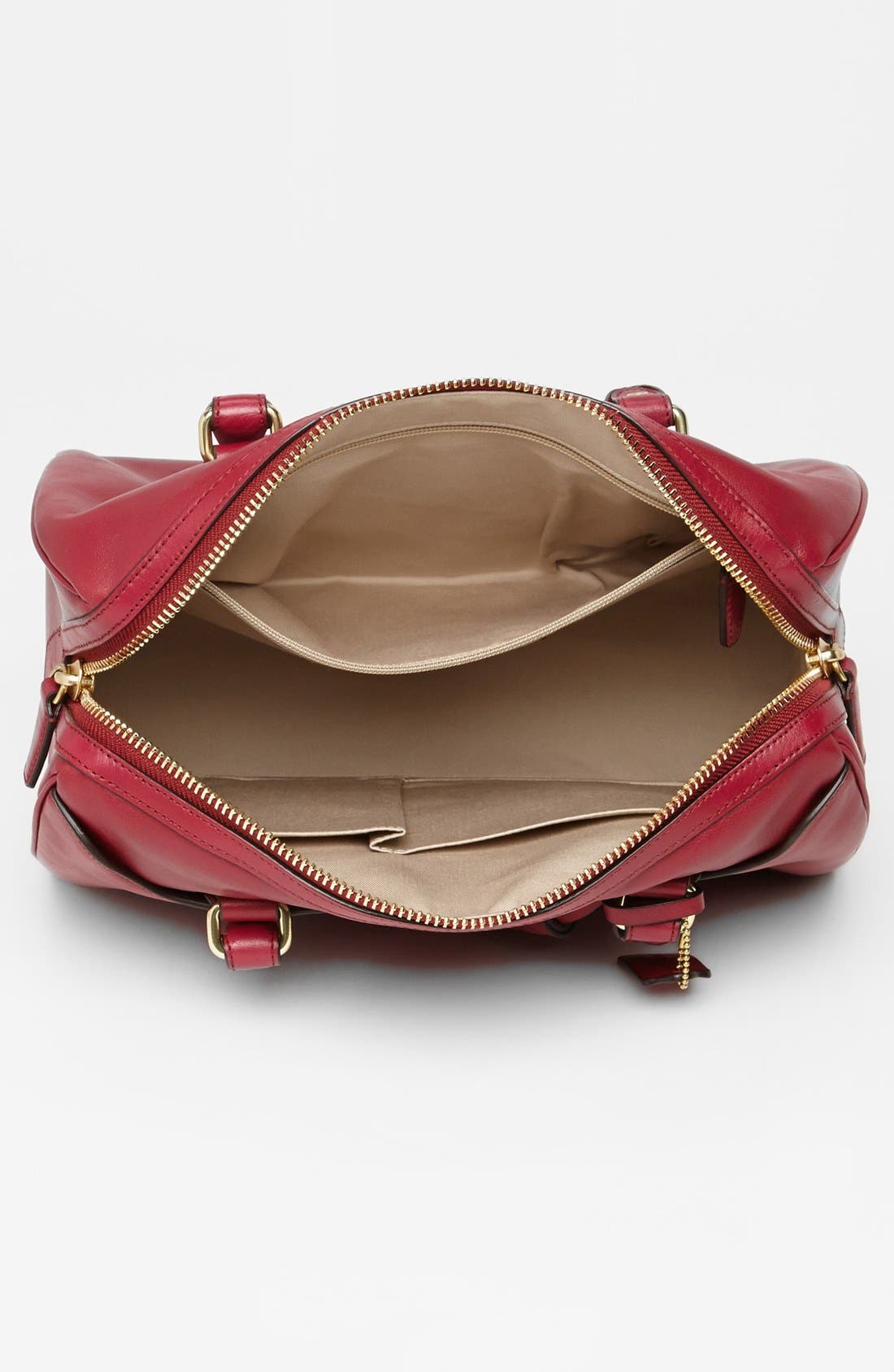 'Legacy - Haley' Leather Satchel, Alternate, color, DEEP PORT