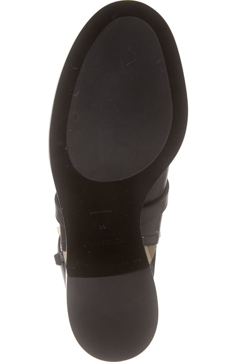 Burberry Pryle Check Block Heel Bootie, Alternate, color,