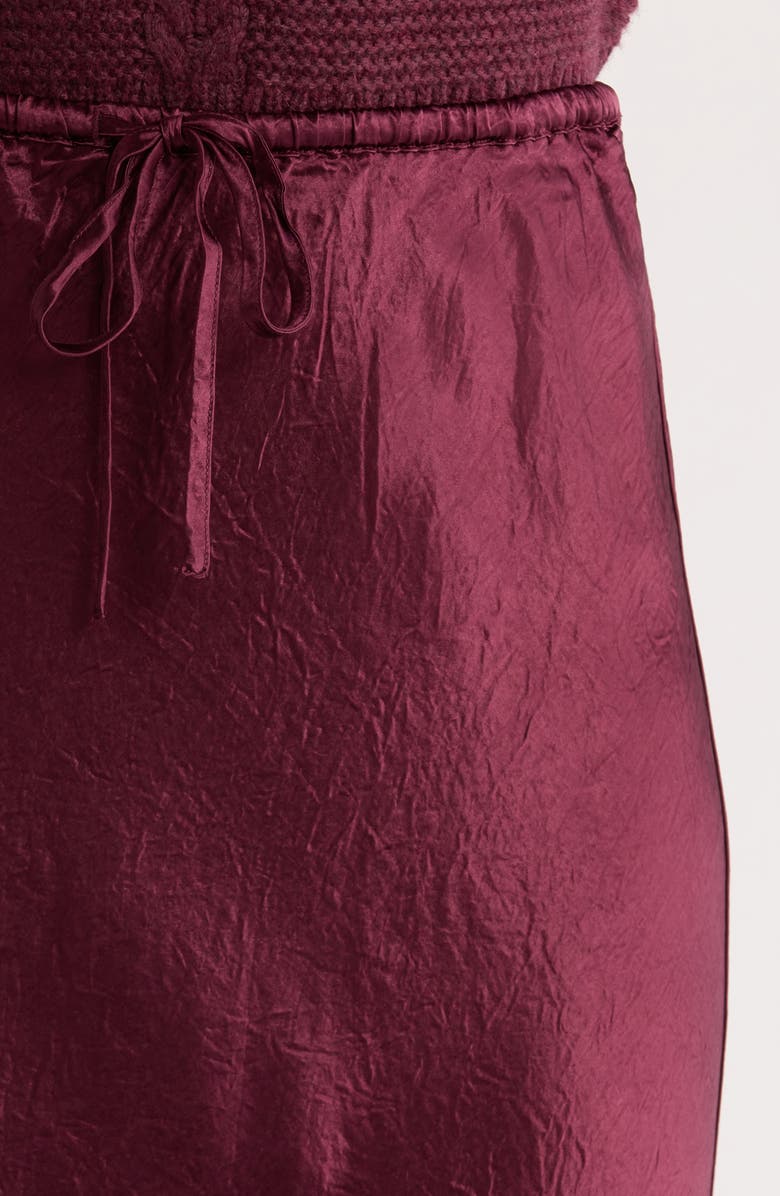 Marine Layer Gabriella Crinkle Slip Skirt, Alternate, color, Fig