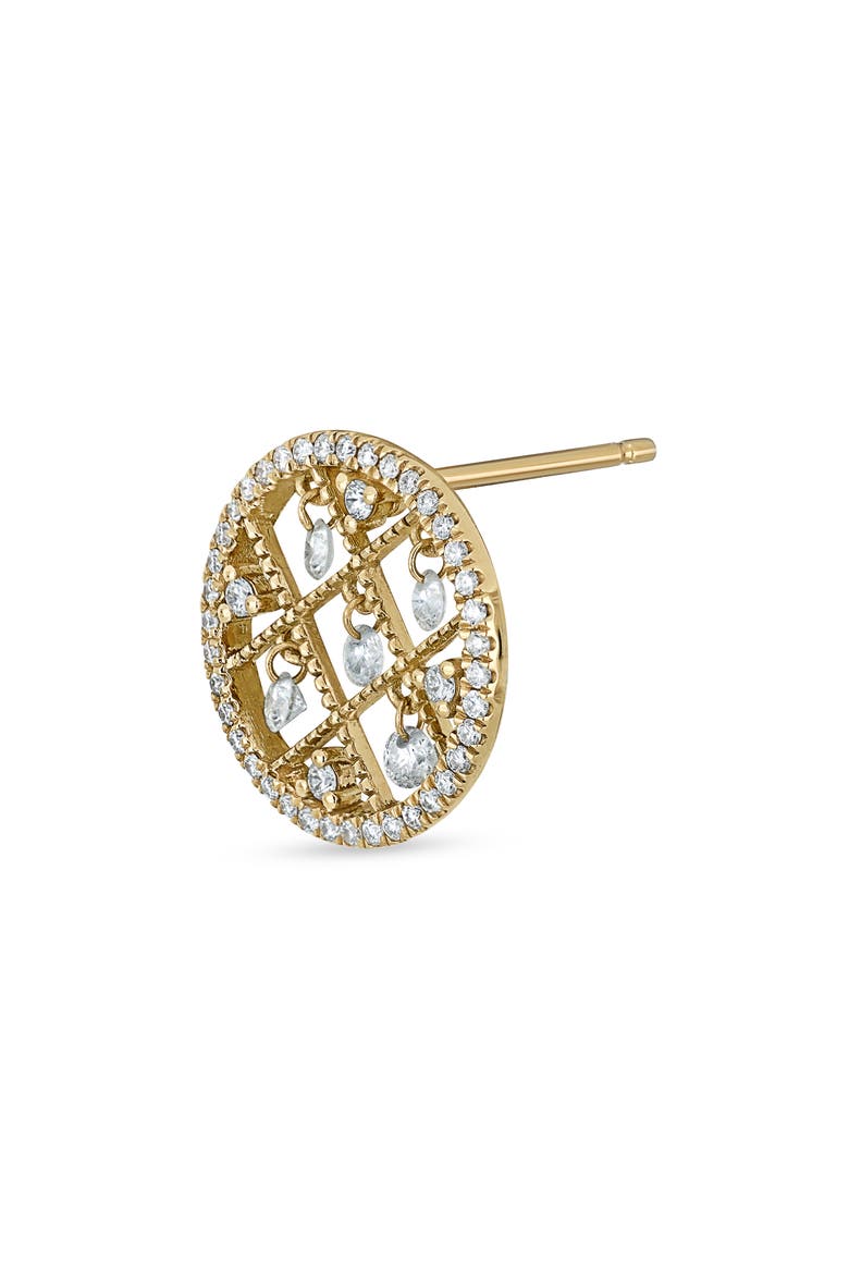 Audrey Diamond Stud Earrings, Alternate, color, 18K YELLOW GOLD