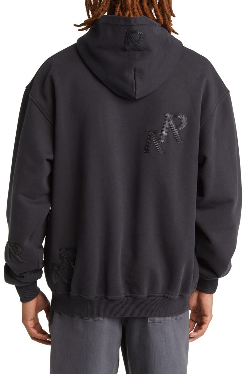 Represent Appliqué Initial Hoodie, Alternate, color, 