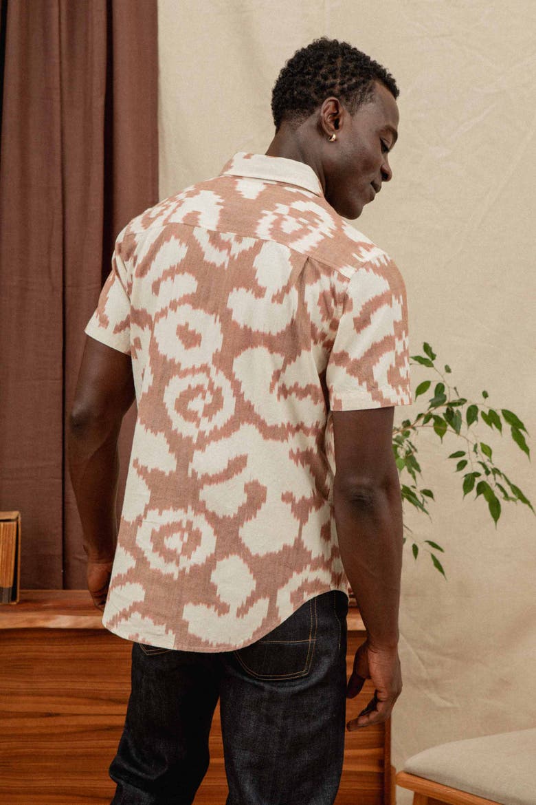 Harbor Slim Shirt, Alternate, color, Pop Leaf