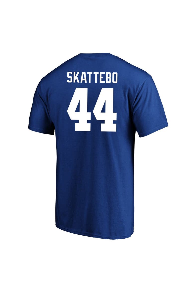 Men's Fanatics Cam Skattebo Royal New York Giants Big & Tall Name & Number T-Shirt, Alternate, color, Royal