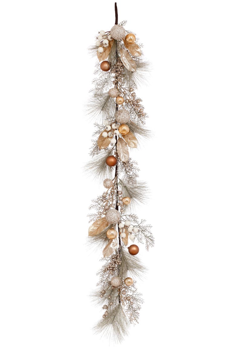 Luxe Holiday Garland, Set of 2, Main, color, Champagne