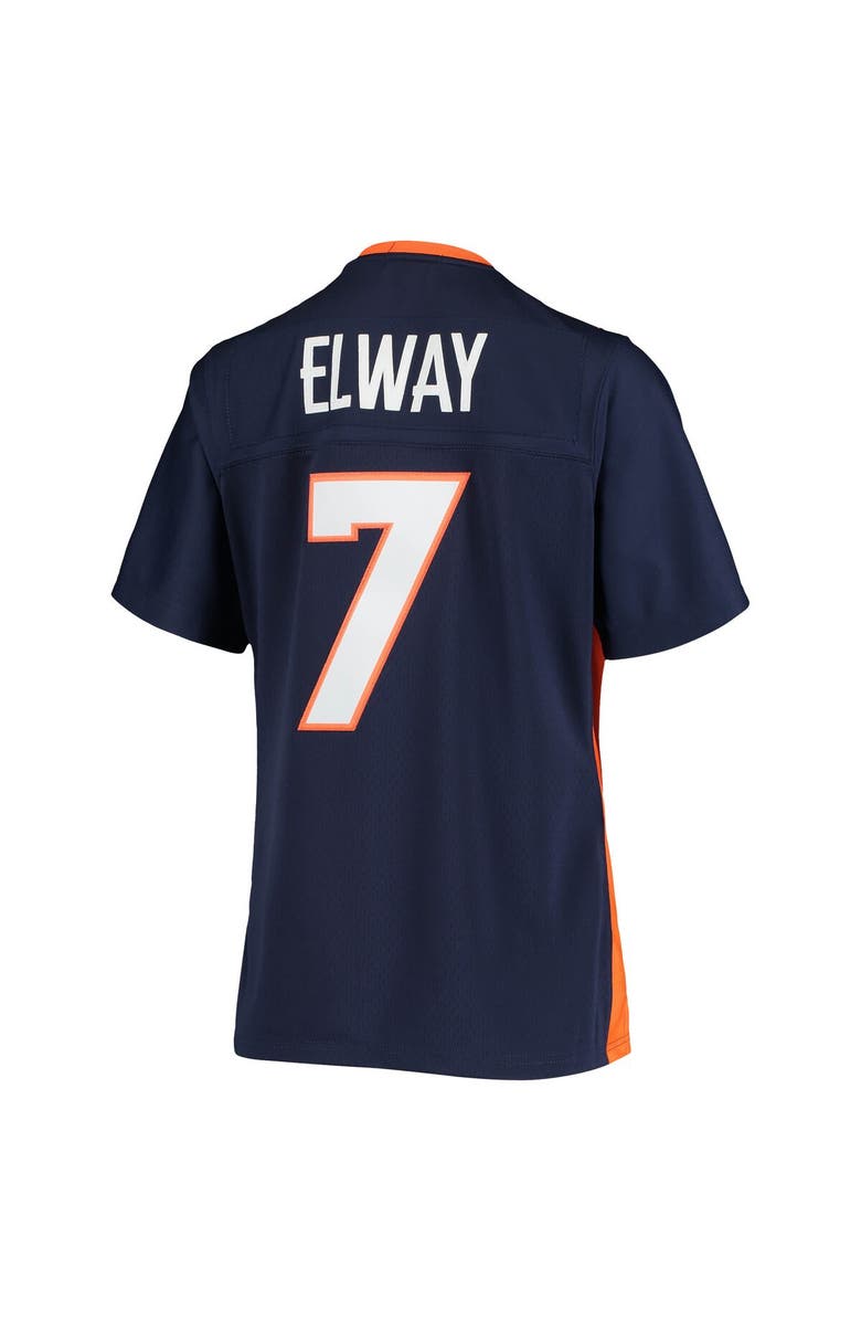 Mitchell & Ness Women's Mitchell & Ness John Elway Navy Denver Broncos Legacy Replica Team Jersey, Alternate, color, Navy