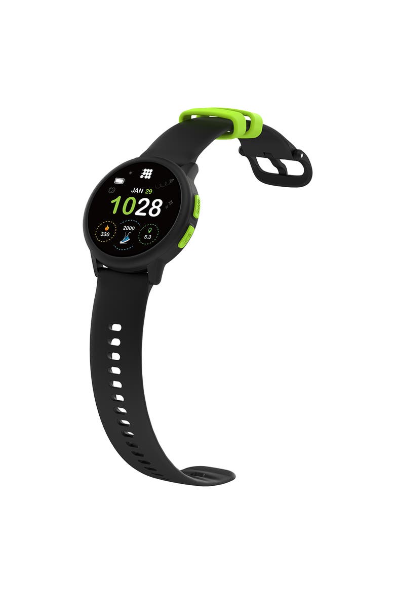 Smart Watch Hero with 1.27-inch IPS Display, Heart Rate and SpO2 Monitoring, Sleep Tracking, 10 Sports Modes, and Educational Games, Alternate, color, Black