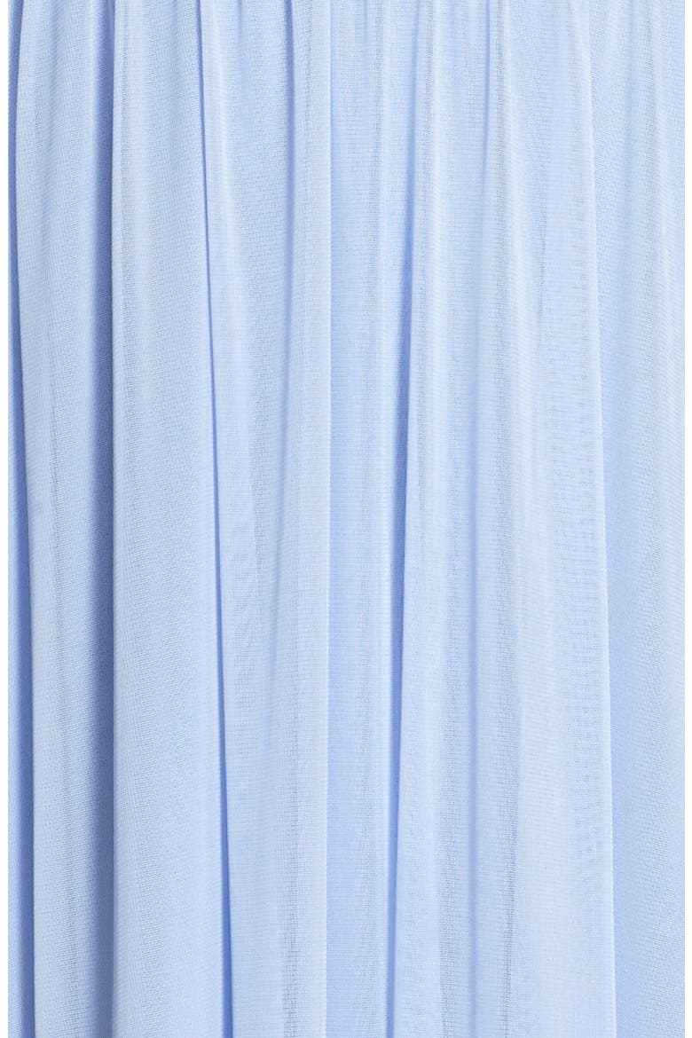 Embellished Ruched Chiffon Gown, Alternate, color, PERIWINKLE