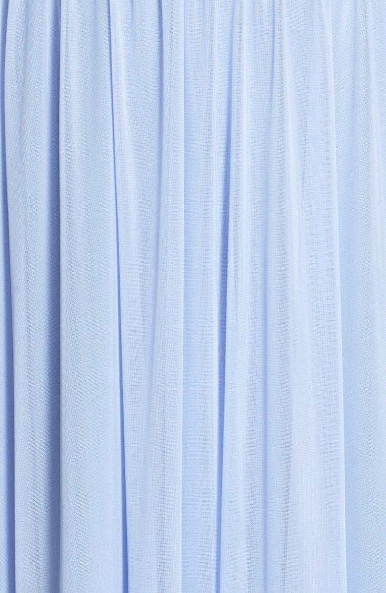 Patra Embellished Ruched Chiffon Gown, Alternate, color,