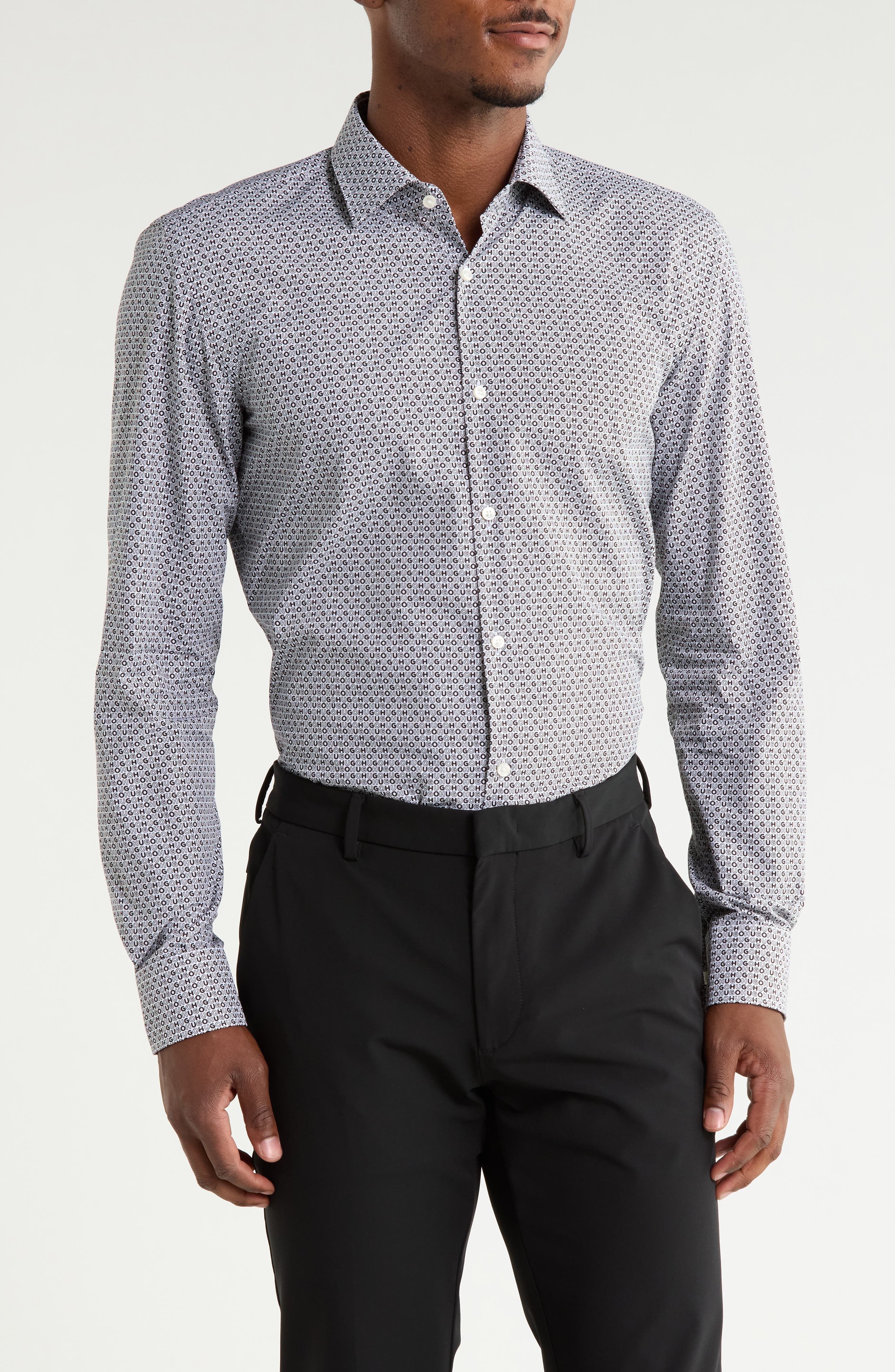 Kenno Trim Fit Performance Dress Shirt