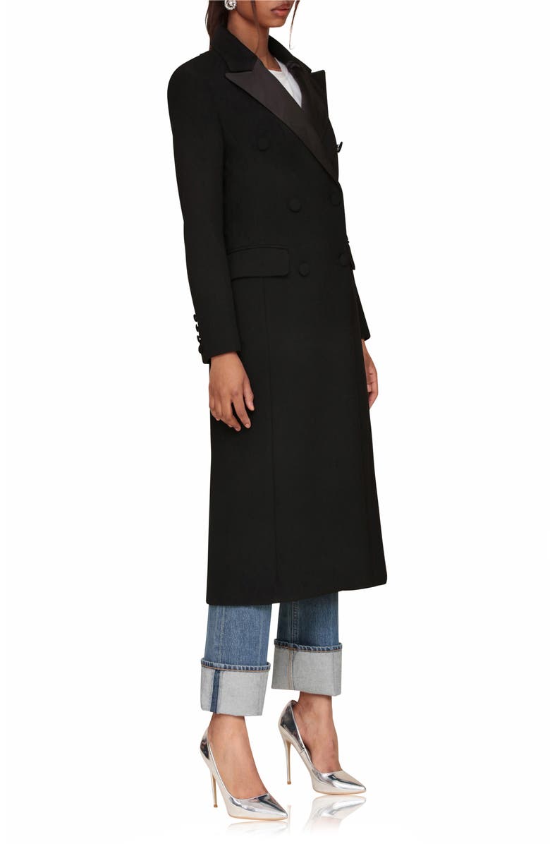 Avec Les Filles Tuxedo Hourglass Tailored Coat, Alternate, color, 