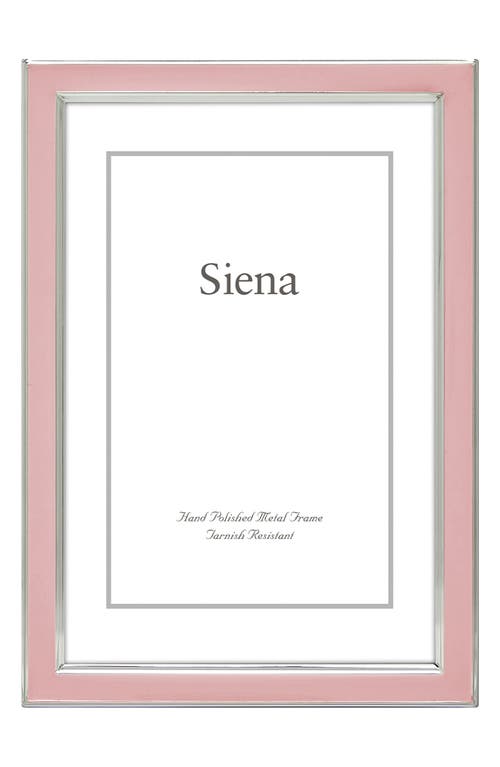 Siena Enamel & Silvertone 5 X 7-inch Picture Frame In Pink