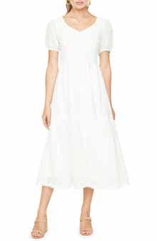 Lost + Wander Middle of Nowhere Short Sleeve Cotton Eyelet Dress