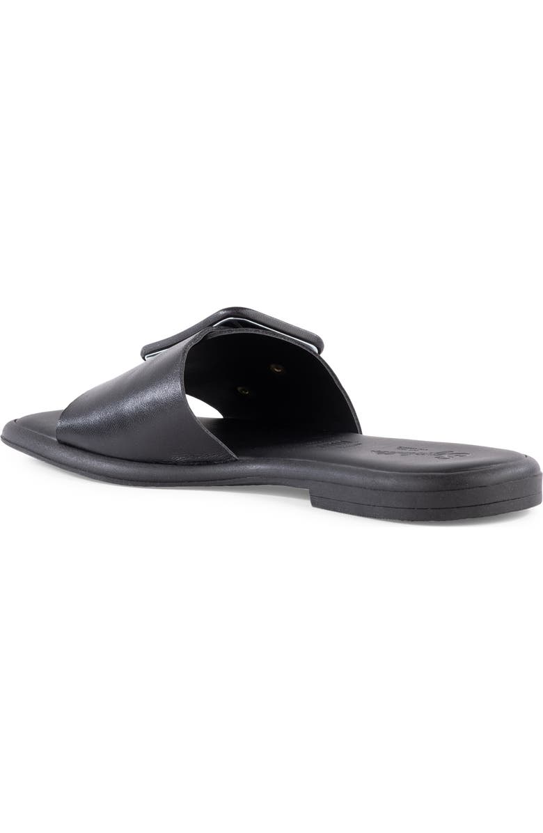 Seychelles Manhattan Slide Sandal, Alternate, color, Black Leather