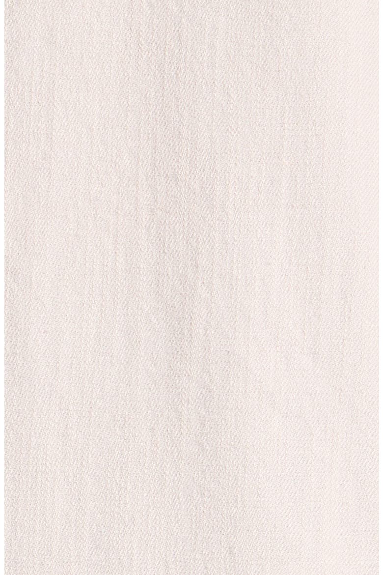 Zip-Up Organic Cotton & Organic Linen Jacket, Alternate, color, CHALK