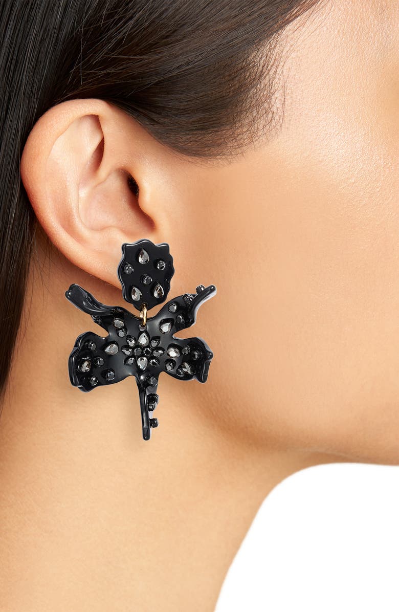 Lele Sadoughi Small Paper Lily Drop Earrings, Alternate, color, 