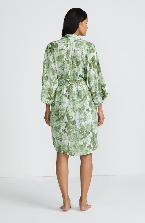 LANDS' END LANDS' END MATTE SATIN 2 PIECE PAJAMA SET