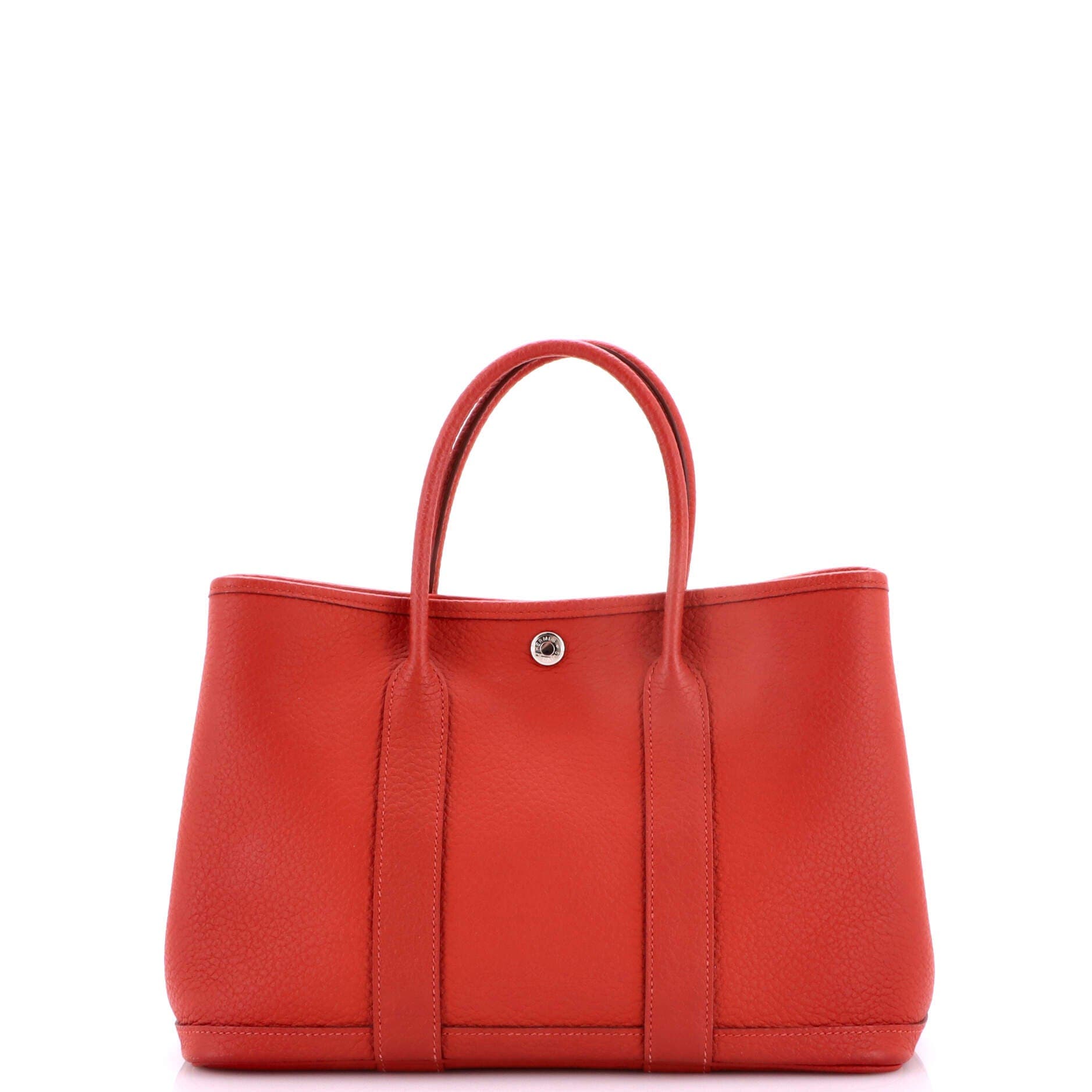 Garden Party Tote Leather 30, Alternate, color, Rouge Duchesse