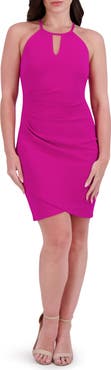 Siena Keyhole Crepe Scuba Sheath Dress