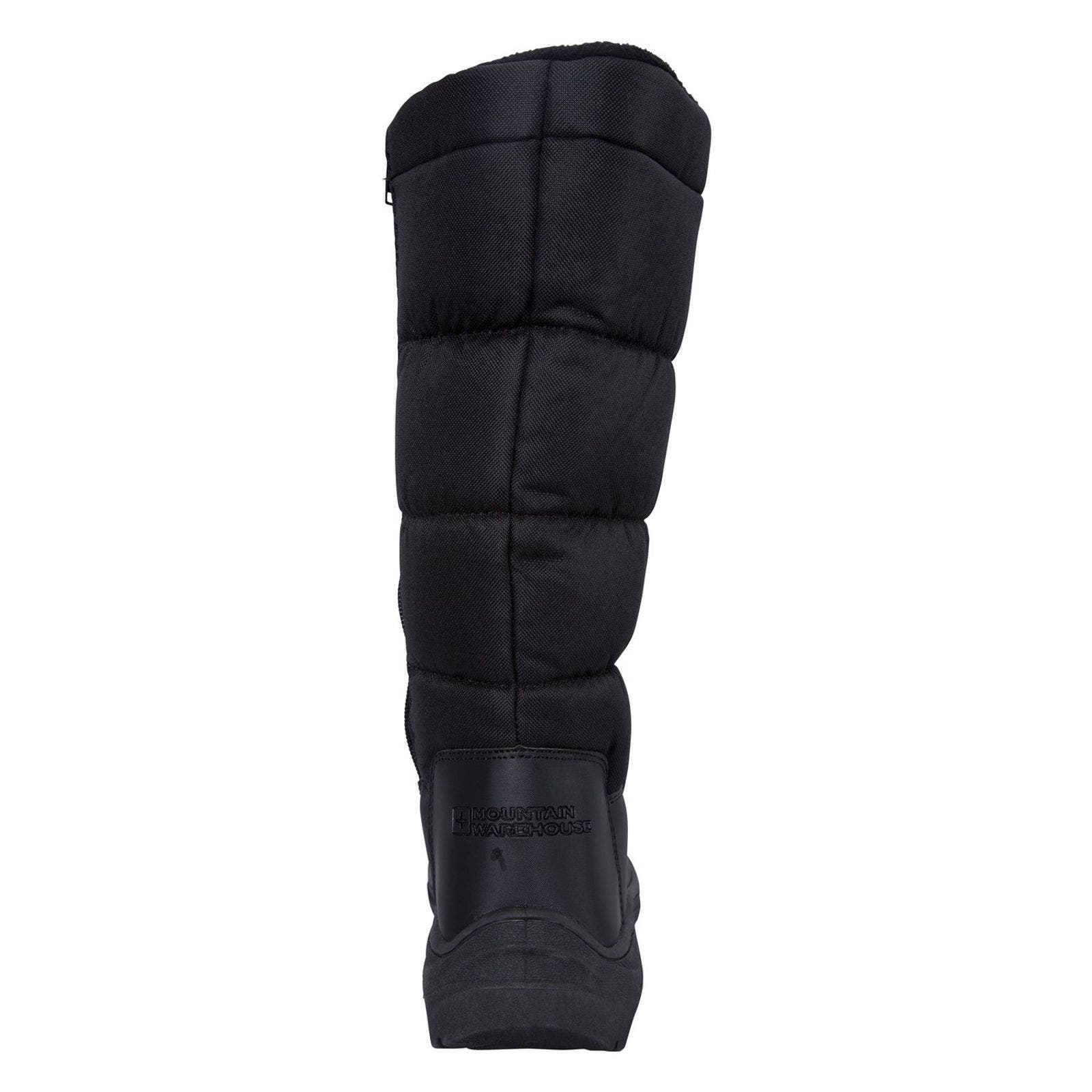 Icey Long Snow Boots, Alternate, color, Black