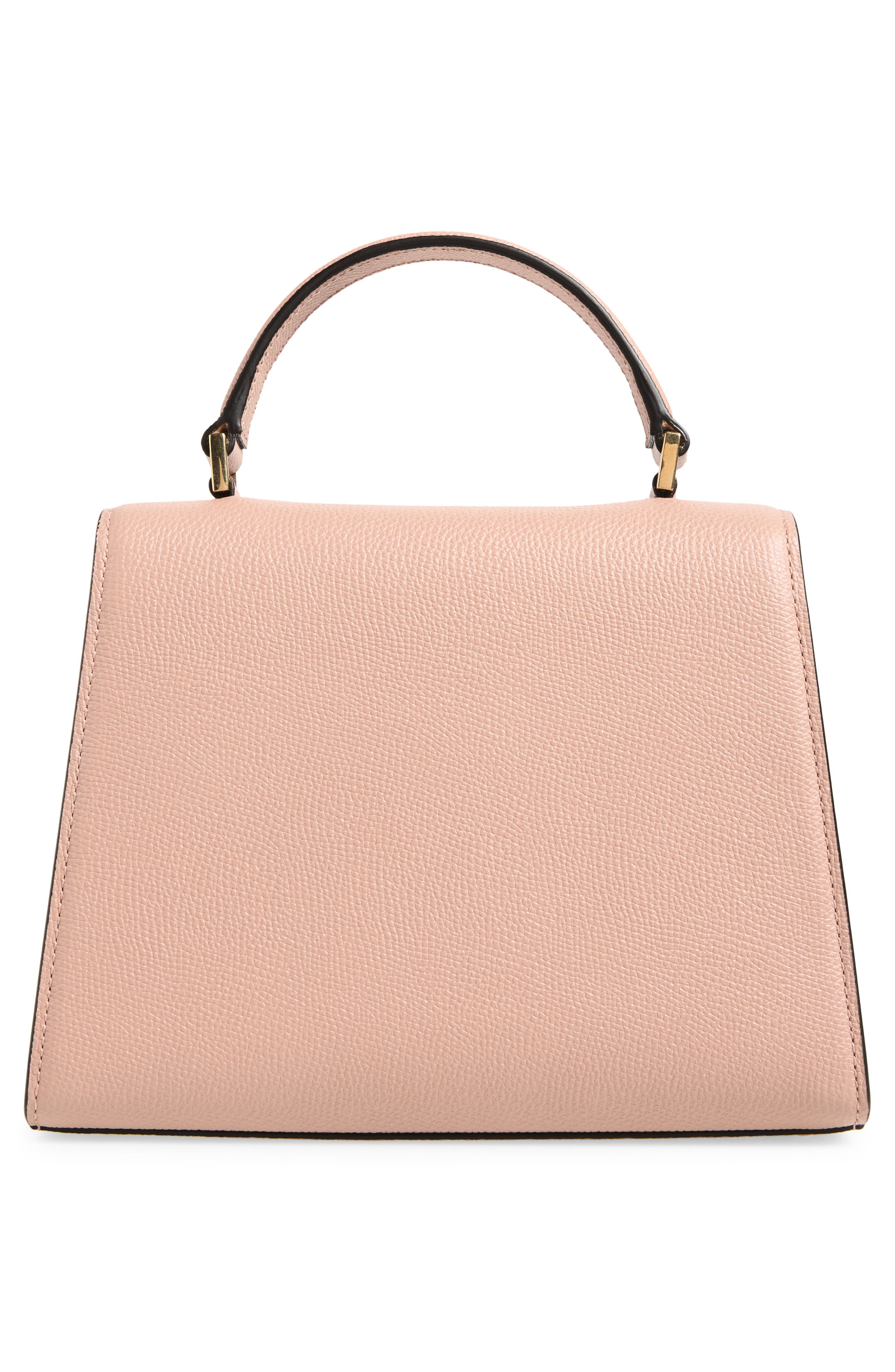 Small Vsling Leather Top Handle Bag, Alternate, color, ROSE