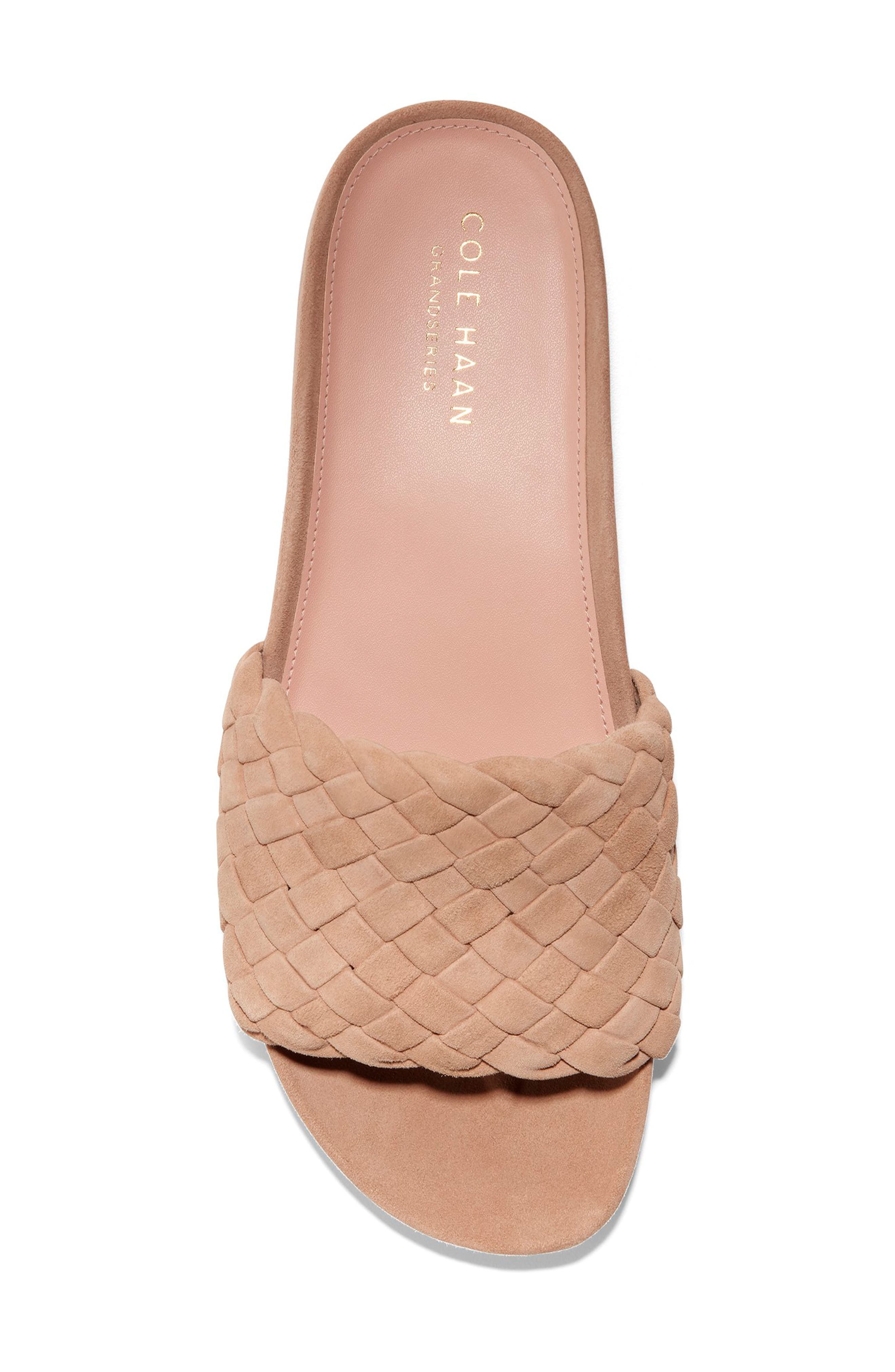 Mojave Slide Sandal, Alternate, color, BLUSH TAN SDE