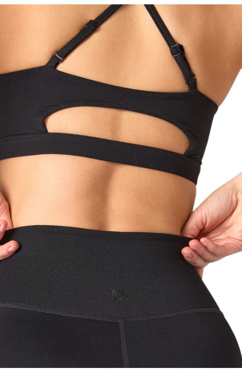 Daughter Lessons Core Sports Bra 2.0, Alternate, color, Black