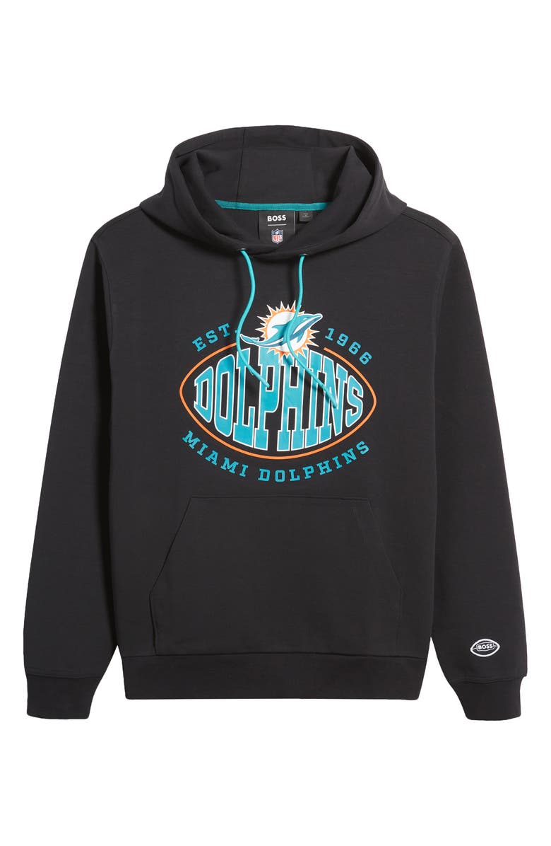BOSS x NFL Touchback Graphic Hoodie, Alternate, color,