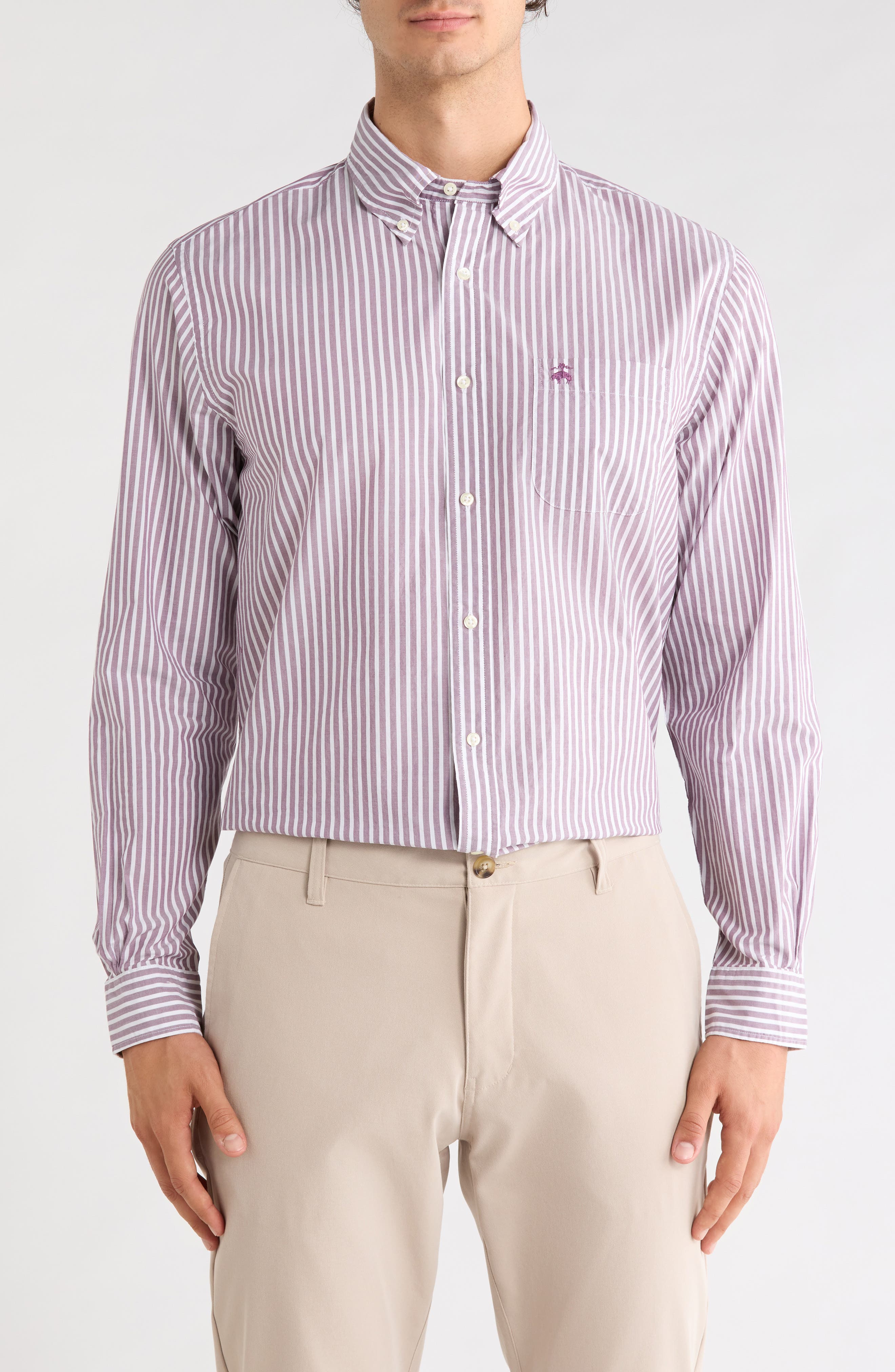 Sport Fit Button Down Collar Shirt