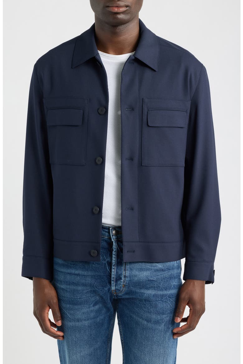 Juliano Shirt Jacket, Main, color, DARK BLUE