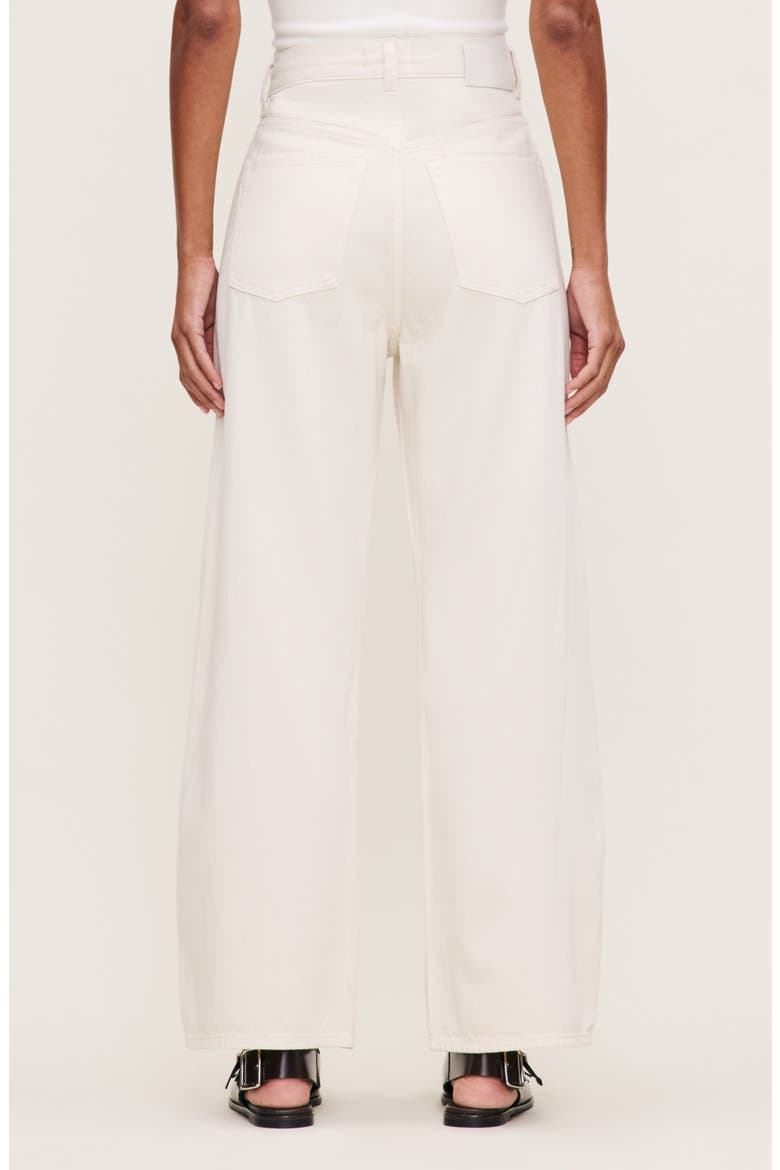 Taylor Relaxed Barrel Leg Jeans, Alternate, color, FLAX