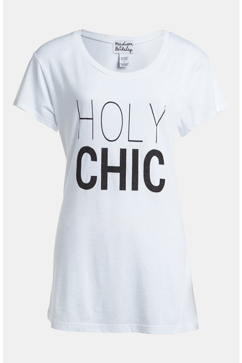 'Holy Chic' Tee, Main, color, WHITE