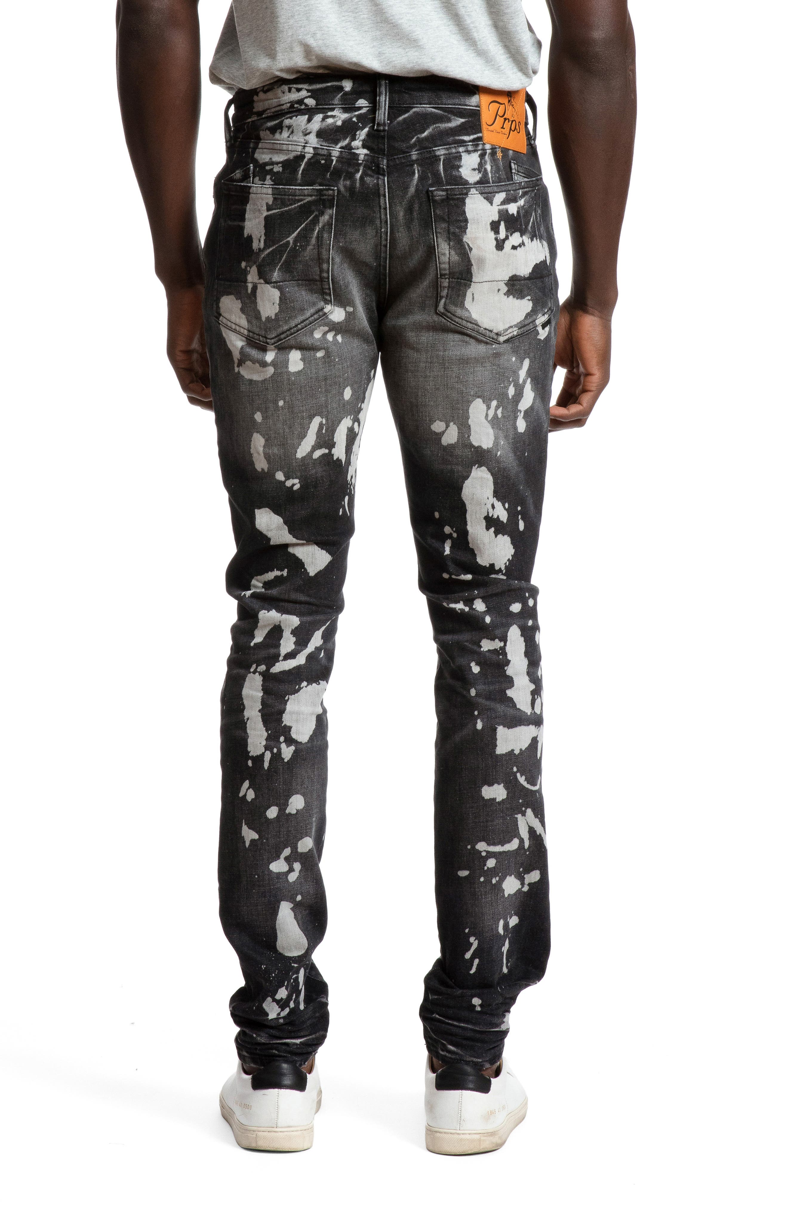 PRPS KIiloparsec Paint Splatter Skinny Fit Jeans (Men) | Nordstrom