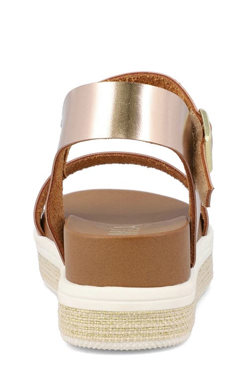 Mia Kids' Pyper Platform Sandal In Soft Gold