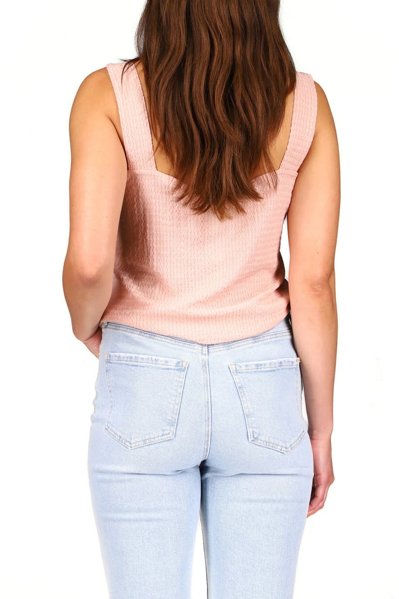 Golden Hour Tie Hem Tank, Alternate, color, CLAY