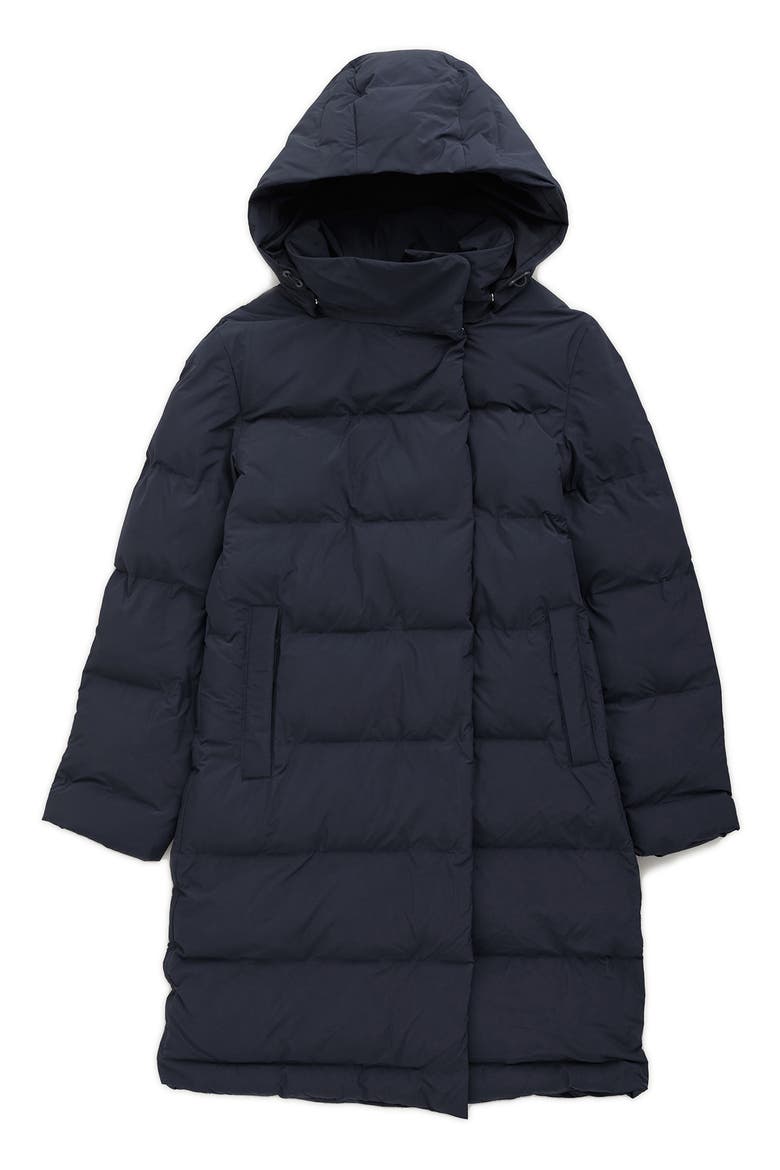 Holywell Bay Waterproof Puffer Coat, Alternate, color, INKWELL BLUE