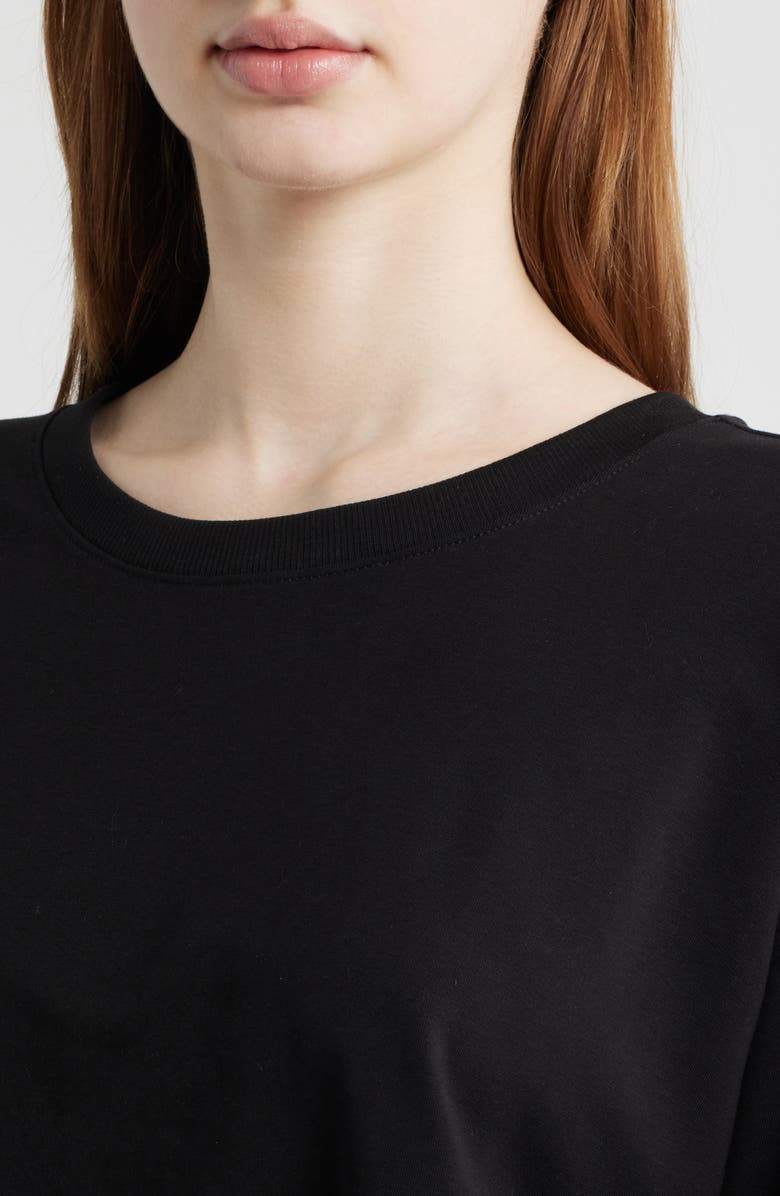 Eileen Fisher Boxy Crewneck T-Shirt, Alternate, color, Black