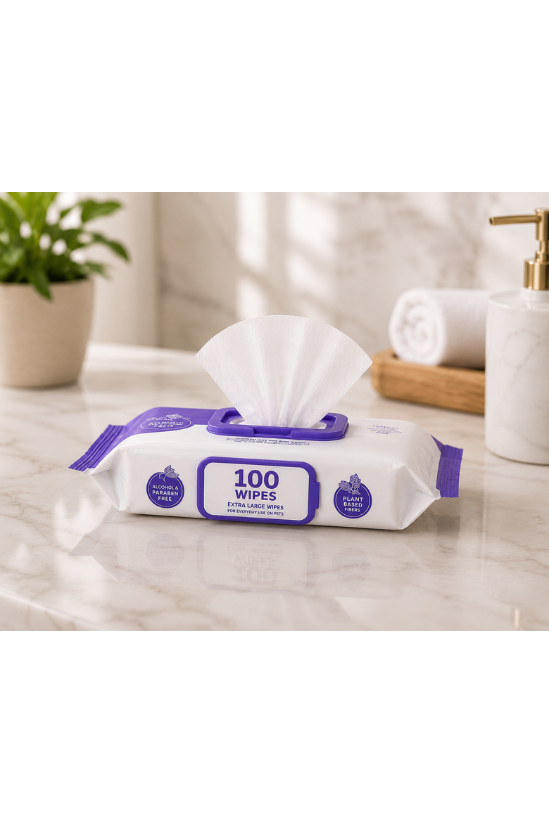 Lavender Pet Wipes 12-Pack, 1200 Wipes, Alternate, color, White