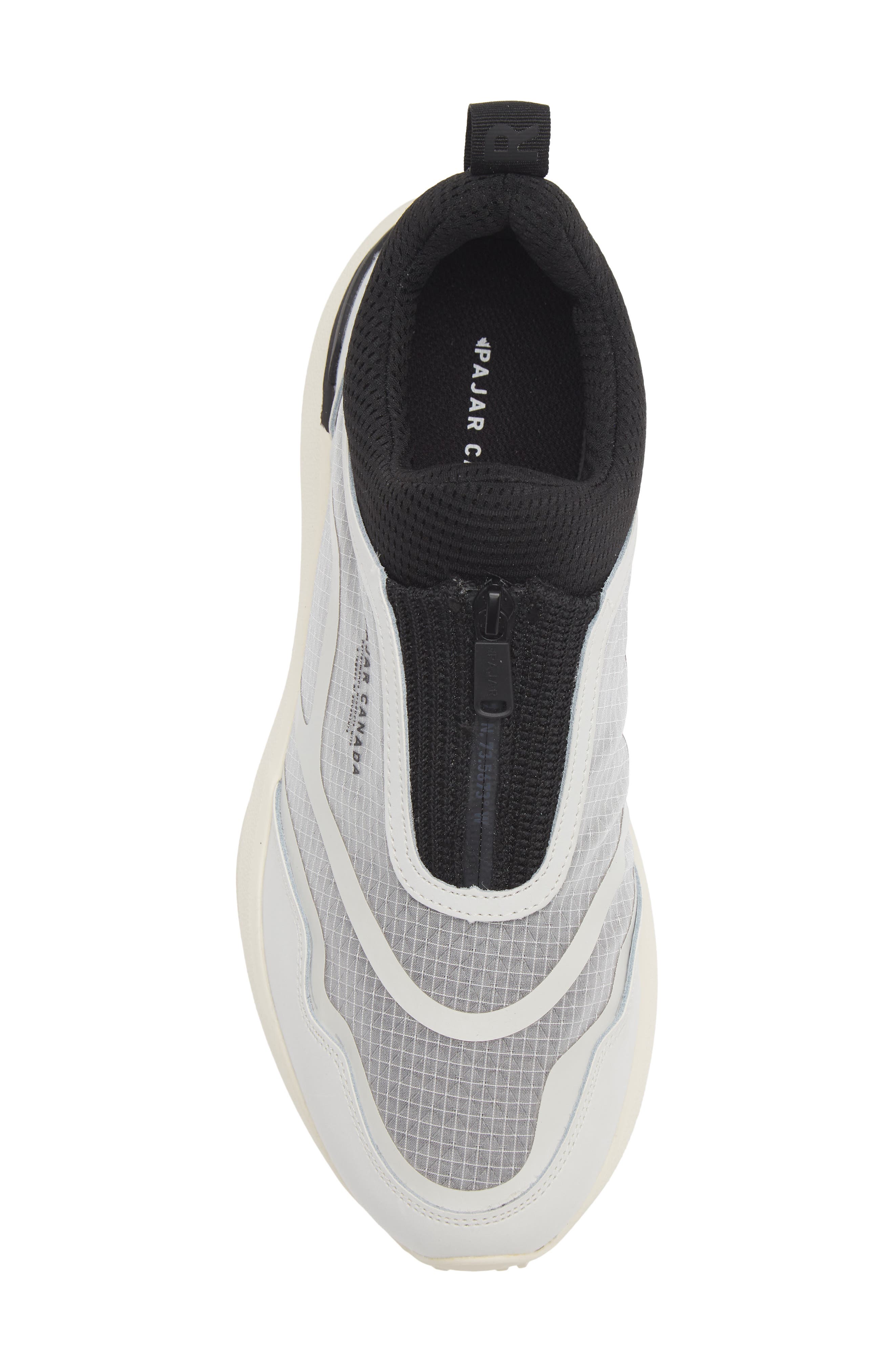 Urban Jungle Zip Sneaker, Alternate, color, OPTIC WHITE