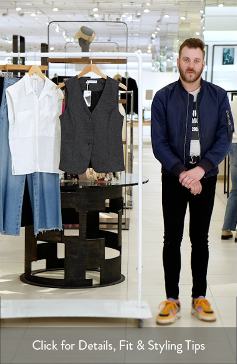 Fitted Button-Up Vest, sales video thumbnail