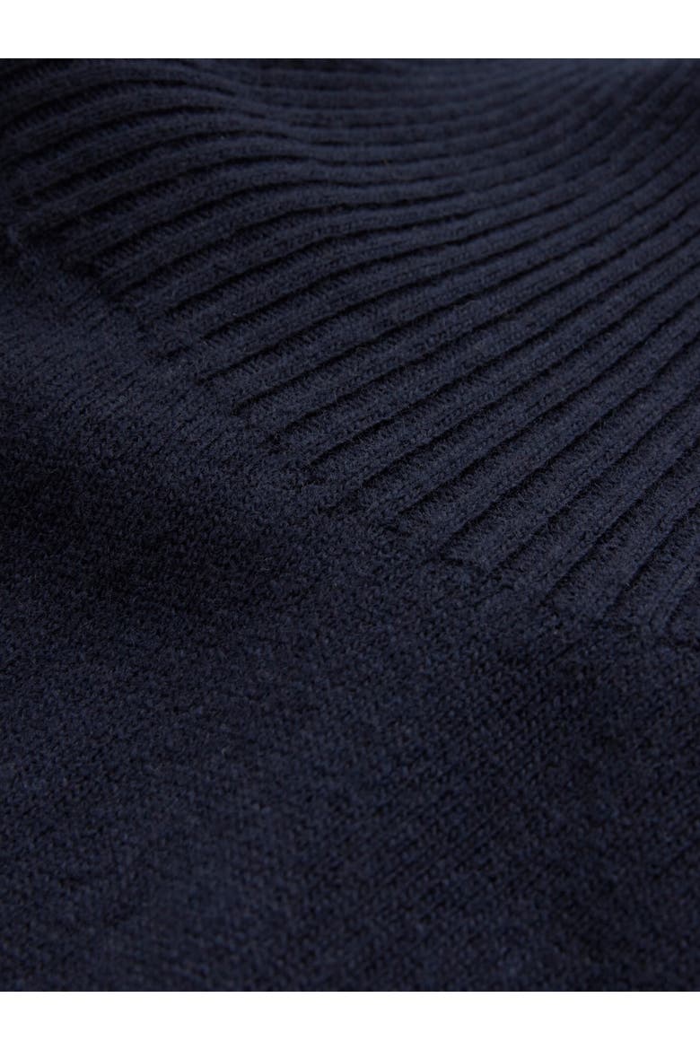Supersoft Midi Turtleneck Dress, Alternate, color, DARK NAVY