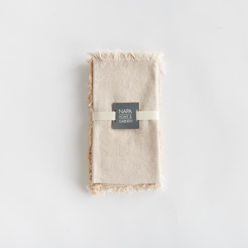 Napa Home & Garden Aura Napkins Set Of 4 In Neutral