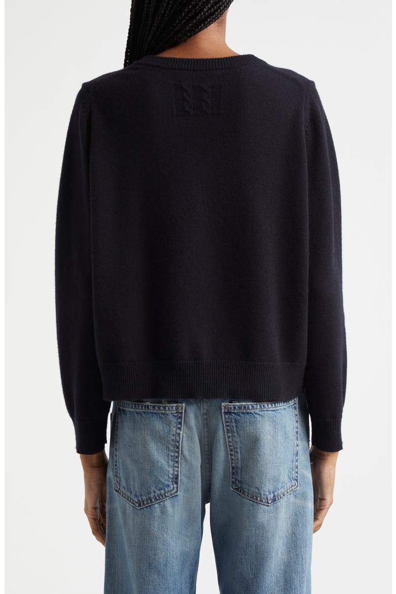 Priya Cashmere V-Neck Sweater, Alternate, color, DARK NAVY