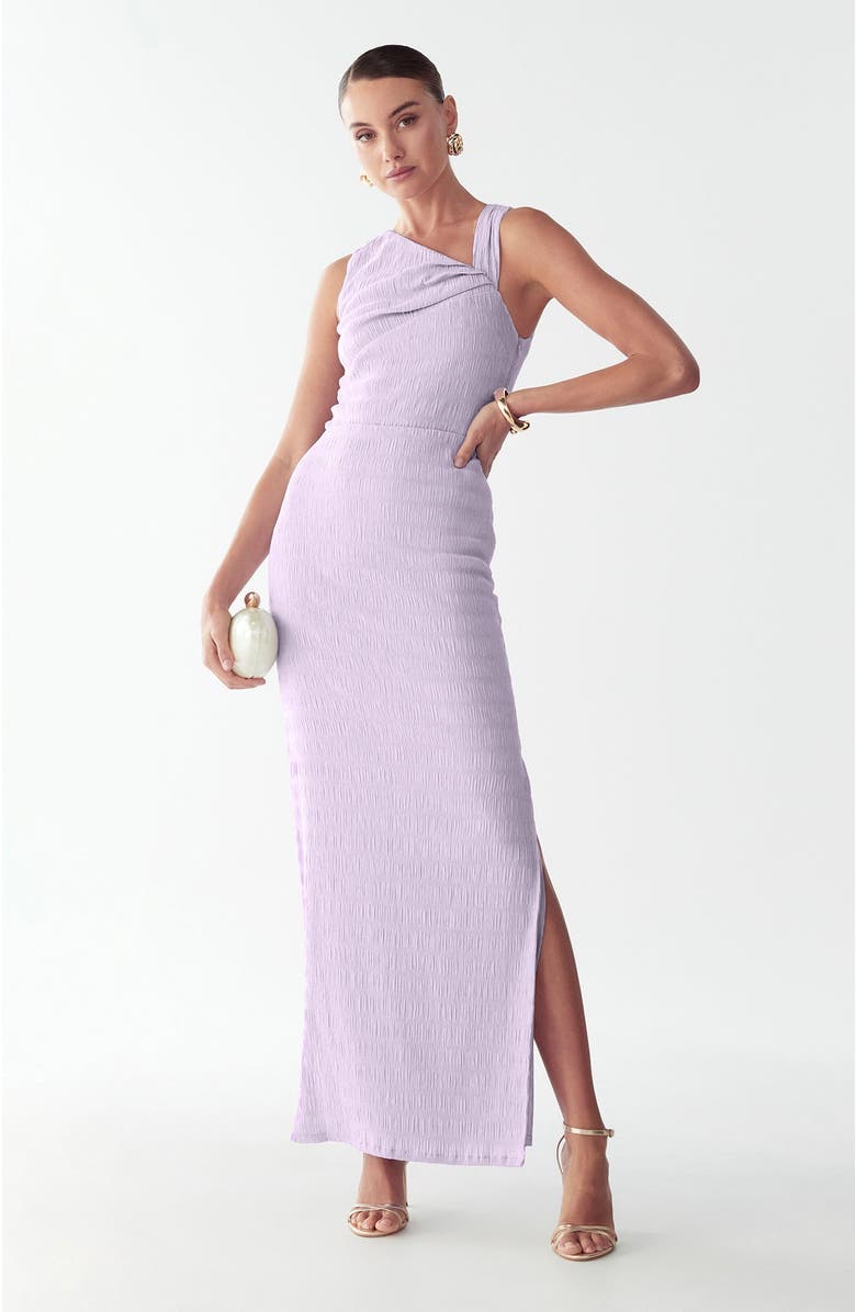 BWLDR Obi Maxi Dress, Main, color, Lilac