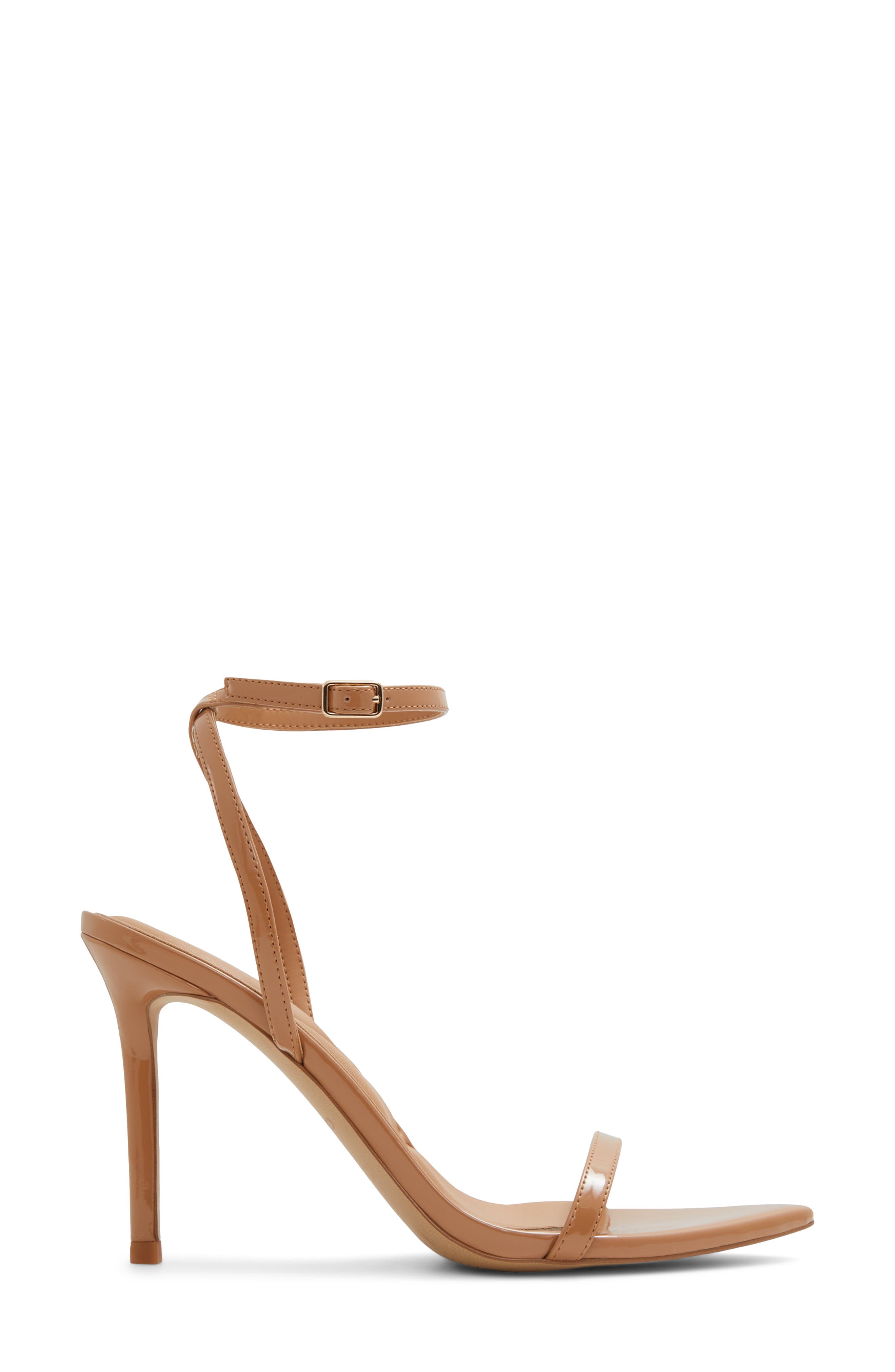 ALDO Tulipa Ankle Strap Pointed Toe Sandal, Alternate, color, Other Dark Beige