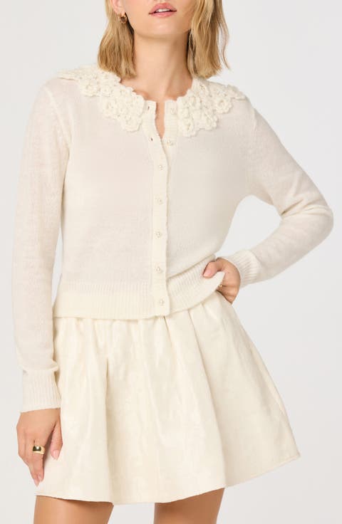 Meadow Lace Collar Cardigan