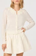 ASTR the Label Meadow Lace Collar Cardigan