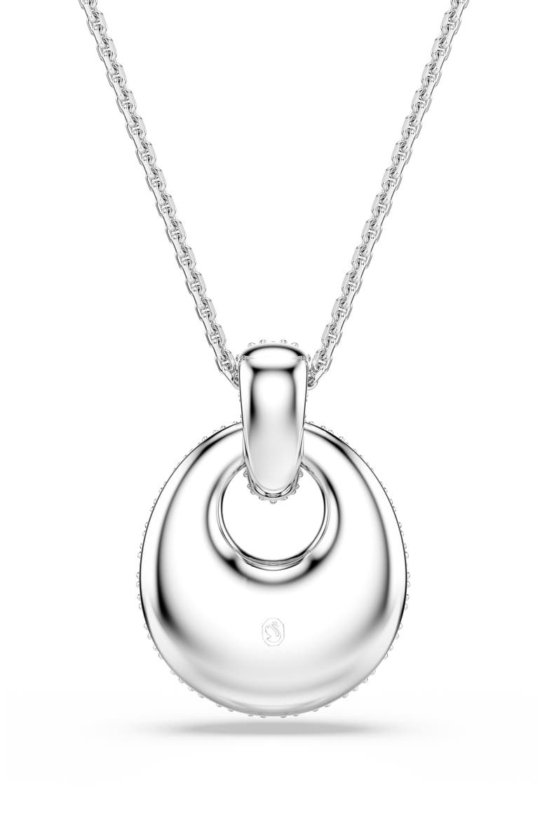 Sublima Crystal Pendant Necklace, Alternate, color, WHITE/ SILVER